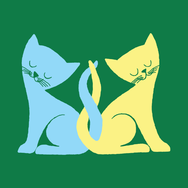 Two Cats by Joodls