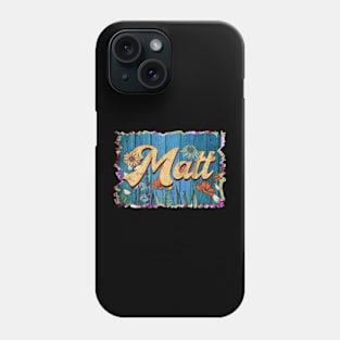 Retro Matt Name Flowers Limited Edition Proud Classic Styles Phone Case