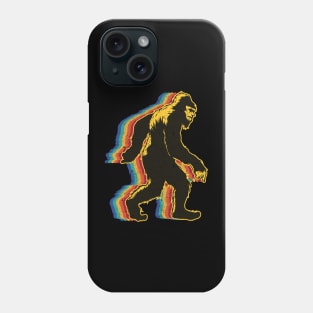 Retro Bigfoot vintage Fun and Nostalgic Sasquatch Phone Case