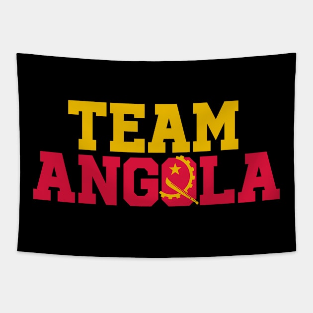 Team Angola - Summer Olympics Tapestry by Issho Ni