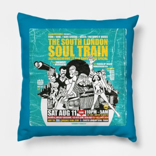 POSTER TOUR - SOUL TRAIN THE SOUTH LONDON 20 Pillow