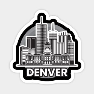 Denver City Landscape Magnet