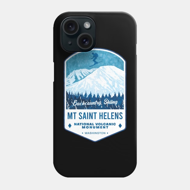 Ski Mt Saint Helens Phone Case by JordanHolmes