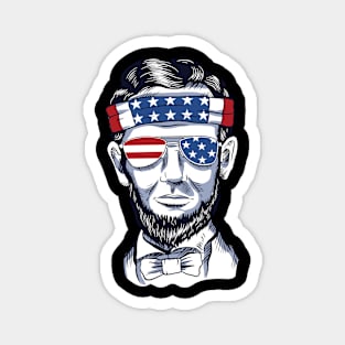 Awesome American Abraham Lincoln Magnet