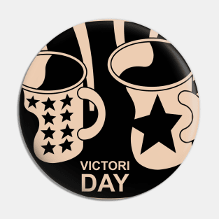 Victory Day! Star Mug. Pin