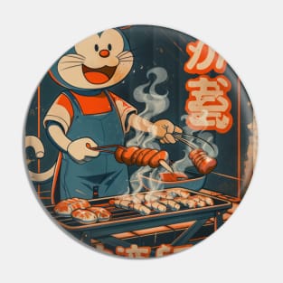 Vintage BBQ Fun Pin