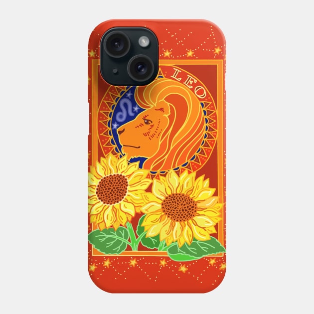 Zodiac Leo Phone Case by KBMorgan