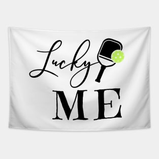 Lucky Me Pickleball Tapestry