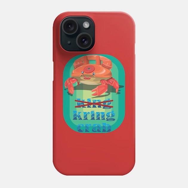 King crab or kring crab Phone Case by tepy 