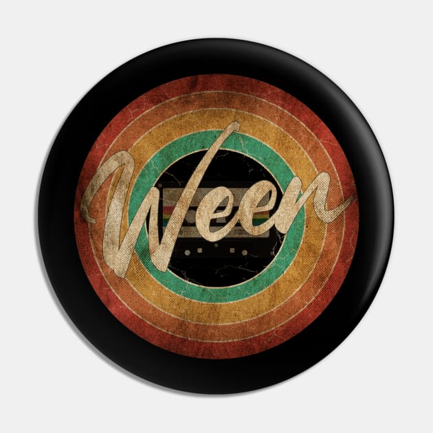 Ween Vintage Circle Art Pin by antongg