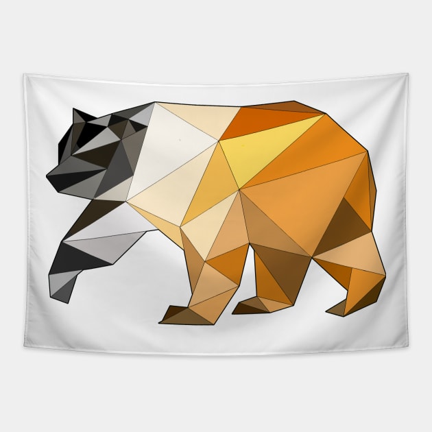 Pride Vector Bear Tapestry by Art By Bear