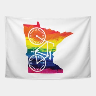 Minnesota Pride Bike Tapestry