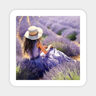 Lavender Fields Magnet