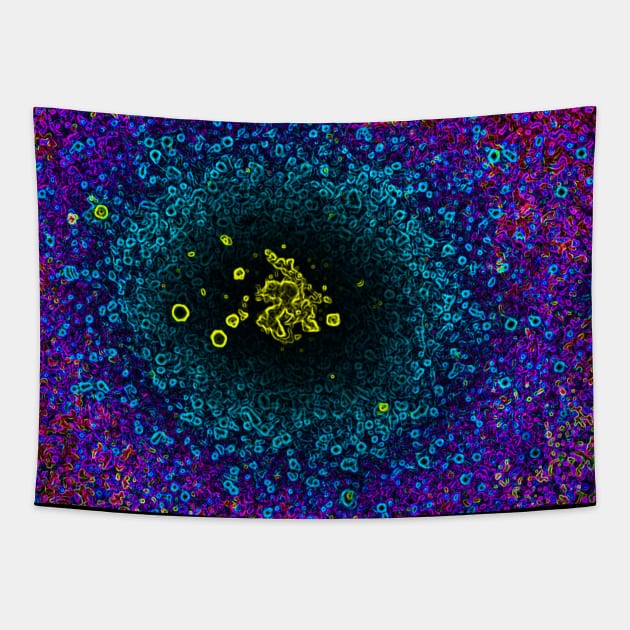 Black Panther Art - Glowing Edges 325 Tapestry by The Black Panther