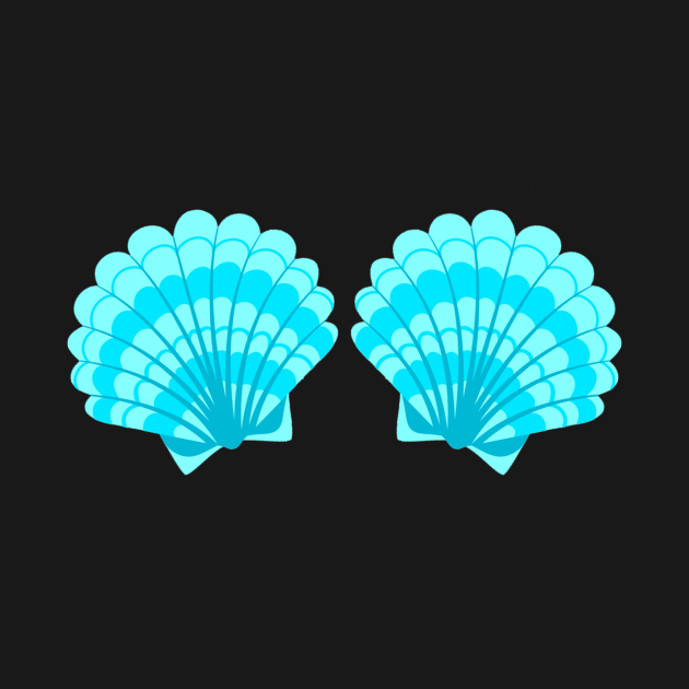 seashell bra t shirt
