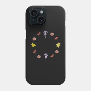 Flowers circle Phone Case