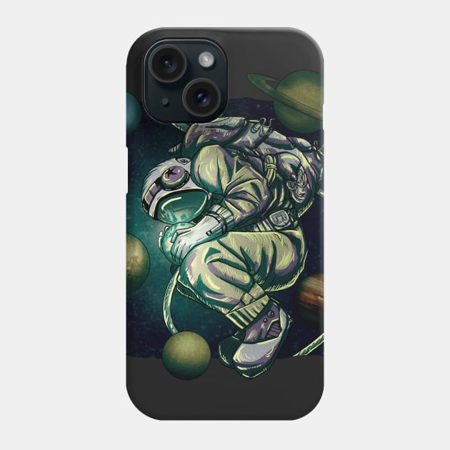 Astronaut Phone Case by Dariks