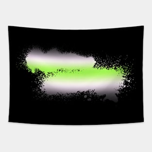 Agender Paint Smudge Minimalism Tapestry