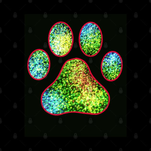 pawprint, dog, dog print, paw, design, puppy, animal, by Lin Watchorn 