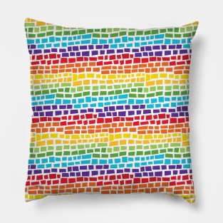 Rainbow Mosaic Pillow