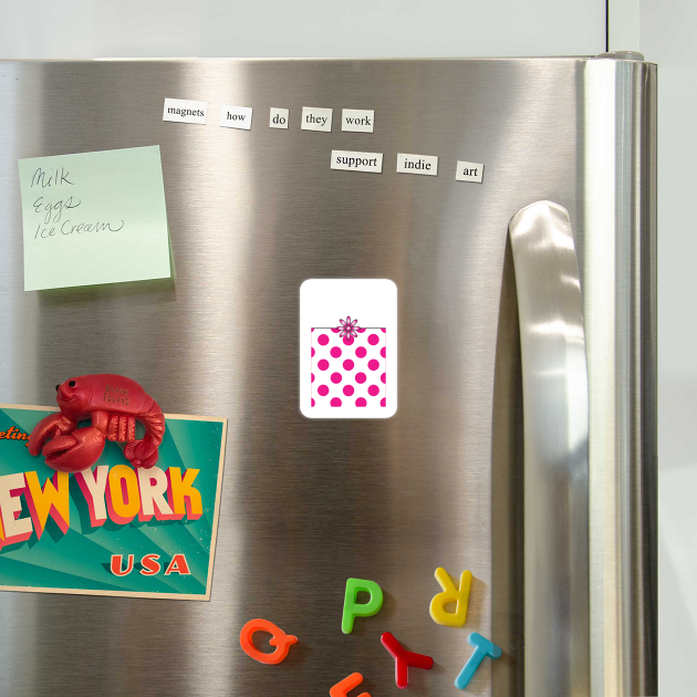 The Katy Phone / Pink Peppermint Polka Dot by srwdesign