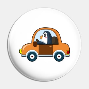 Penguin Car Pin