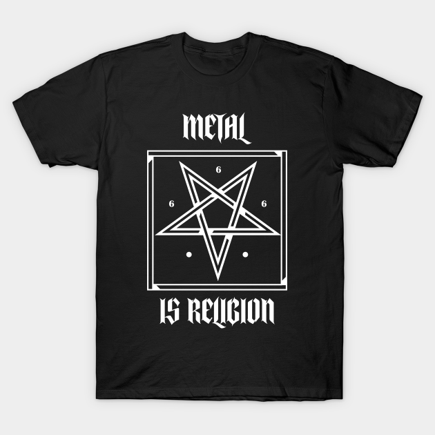 Discover Heavy Metal 666 Pentagram Goth Death Metal - 666 - T-Shirt