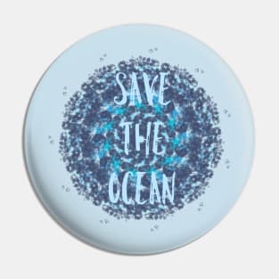 Save the ocean Pin