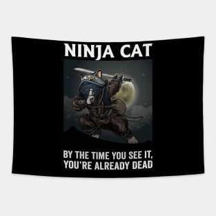 Ninja Cat Tapestry