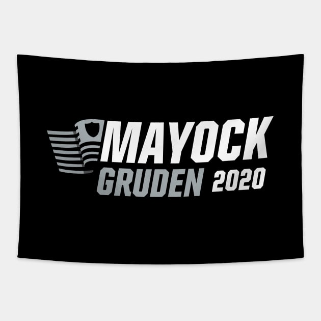 Mayock Gruden 2020 Tapestry by fatdesigner