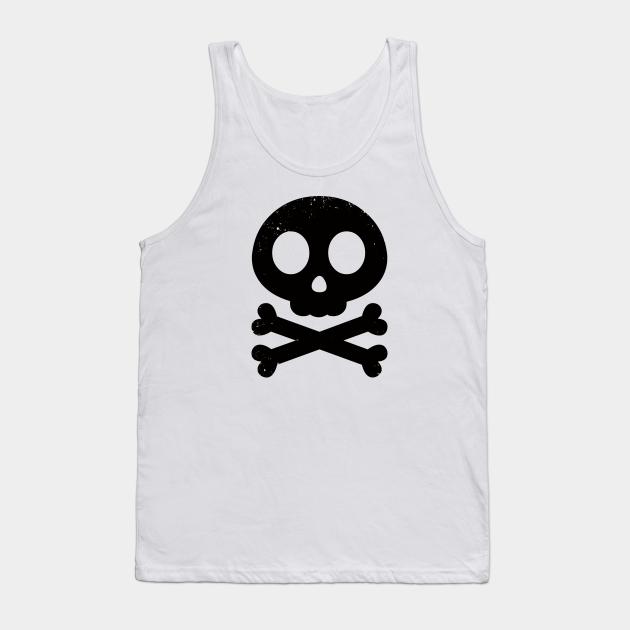 skull and crossbones tank top