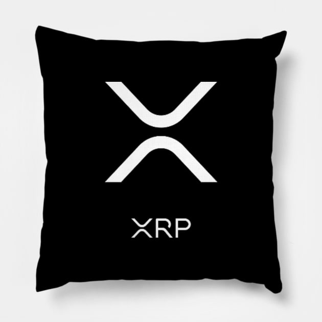 XRP Logo Pillow by DigitalNomadInvestor