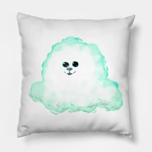 Cute cloudy face bear Pillow