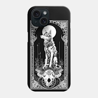 Solitude Serenade of the Lone Wolf Phone Case