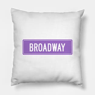 Broadway purple Pillow