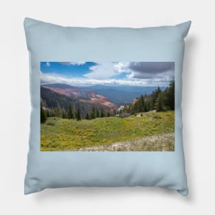 Park Road View - Cedar Breaks - Utah Pillow