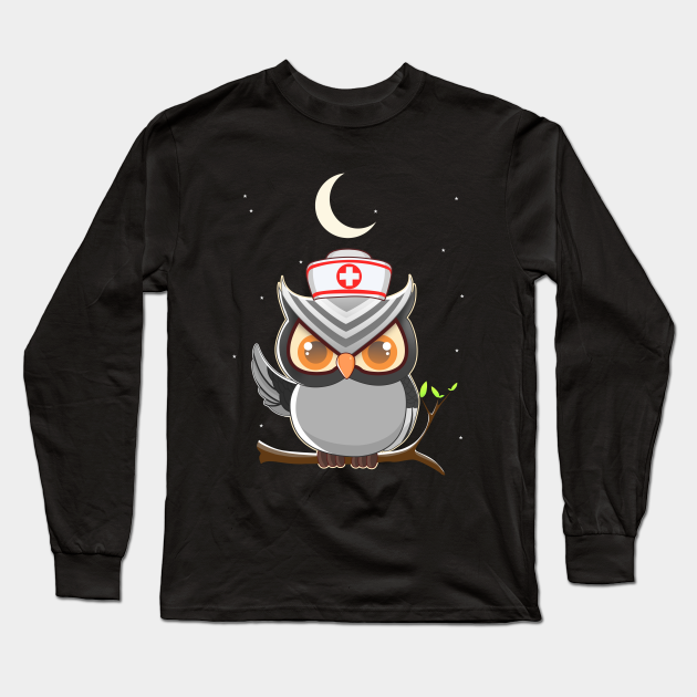 Chibi Anime Night Owl Nurse International Nurse Day - International Nurse Day - Long Sleeve T-Shirt | TeePublic Chibi Anime Night Owl Nurse International Nurse Day - International Nurse Day - Long Sleeve T-Shirt | TeePublic