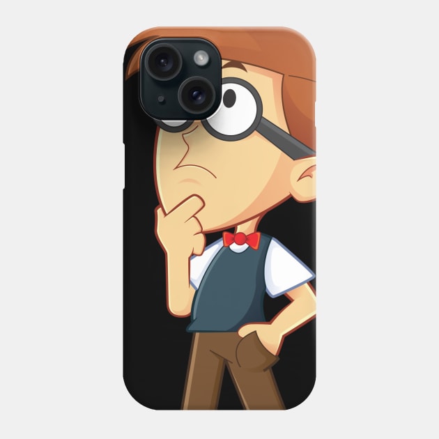 Thinking man Phone Case by HAFFA