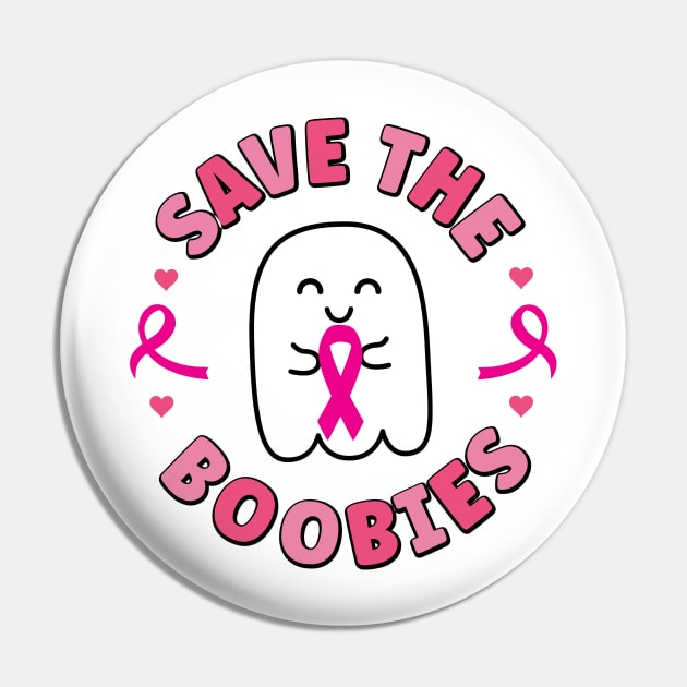 Save The Boobies Pin by SVGBistro