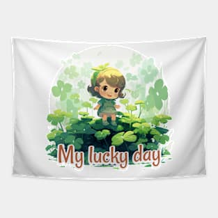 My lucky day Tapestry