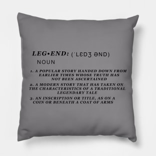 Legend Definition Essential White Edition Pillow