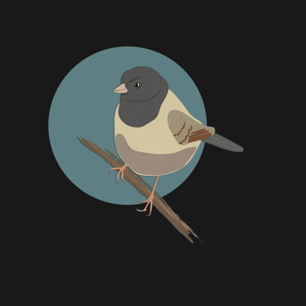 Discover Dark Eyed Junco Bird - Nature Lovers - T-Shirt