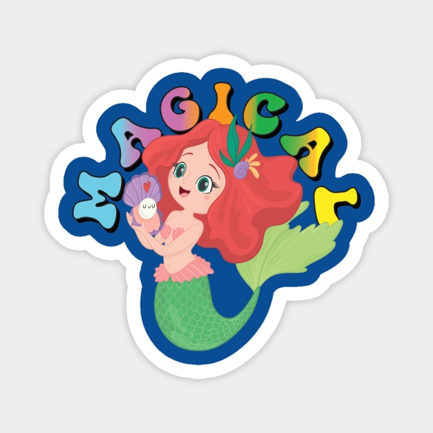 Magical Mermaid Magnet by Dallen Fox