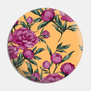 Maroon purplish flowers peonies Pin