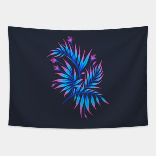 Waikiki Palm - Blue / Pink Tapestry