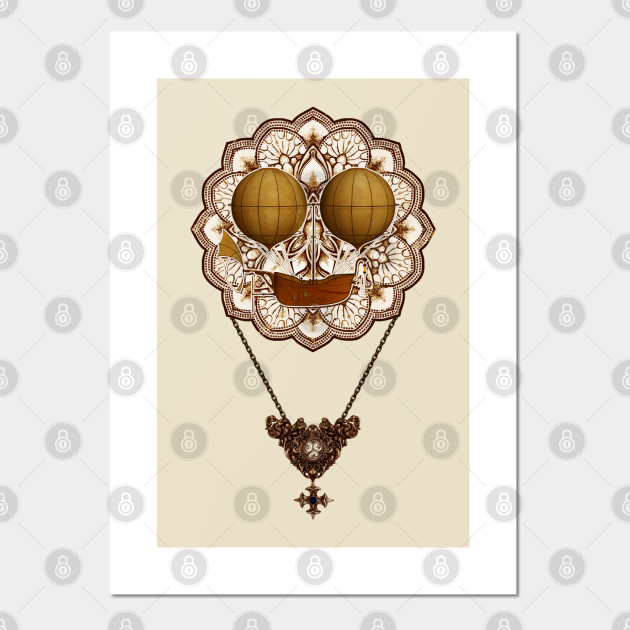 Steampunk Vintage Time Travel Airship Mandala 2 Steampunk Posters And Art Prints Teepublic Uk Related:steampunk wall decor steampunk metal wall art steampunk wall sculpture. teepublic