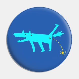 Blue Dog Pin