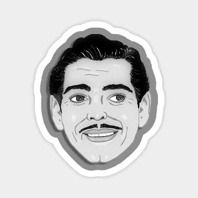 Clark Gable Magnet by Happyoninside