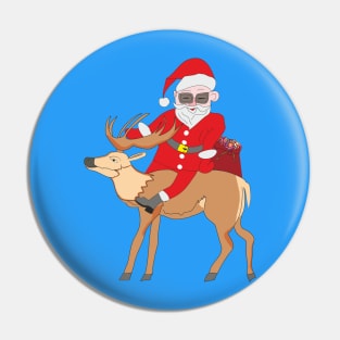 Funny Santa Claus Pin