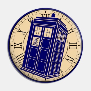 Timey Wimey Call Box Pin